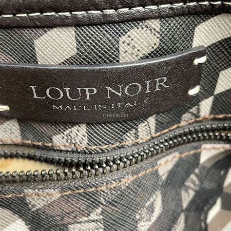 tote bag loup noir